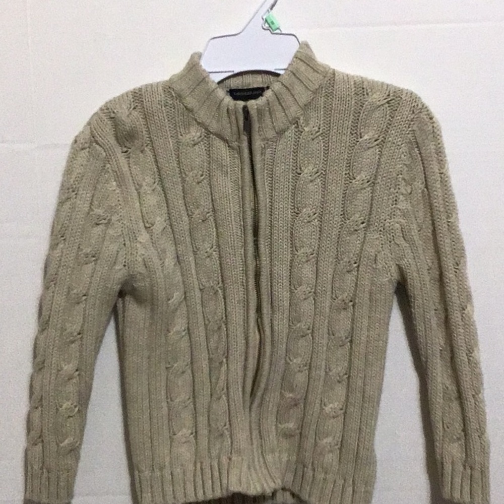 Clavin Klein jeans size 4T Beige Ribbed sweater